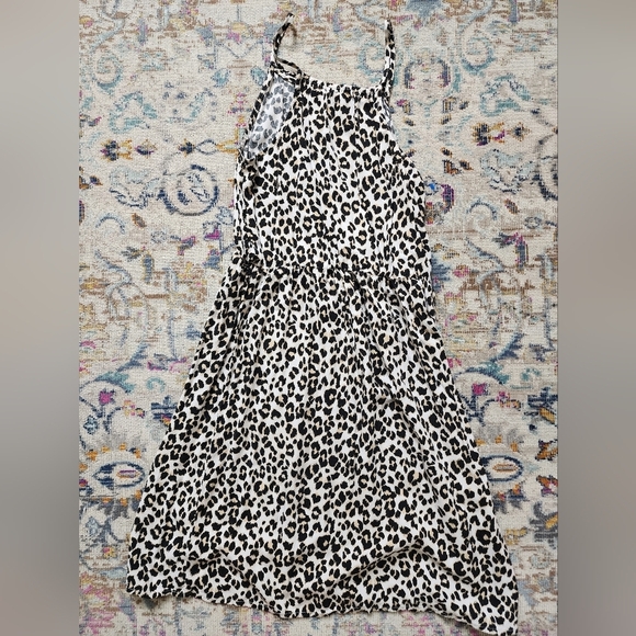Cheetah Print Sleeveless Spring/Summer Dress, sz Large (10-12) - Picture 3 of 8